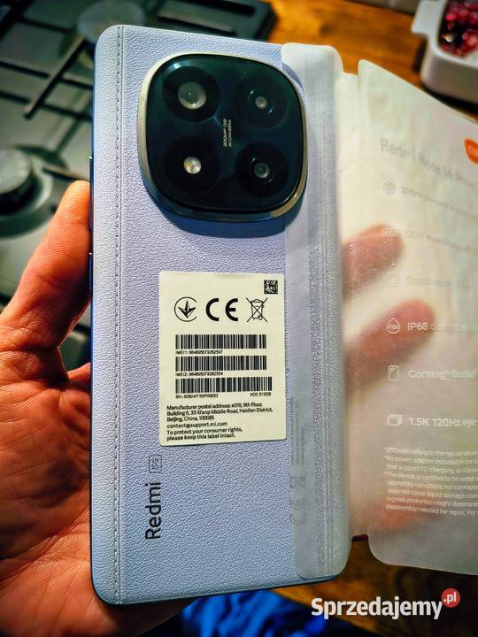 NOWY Xiaomi Redmi Note 14 Pro 5G warmińsko-mazurskie Wilkasy sprzedam