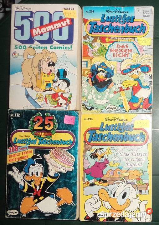 3x comics Donald Duck Lustiges Taschenbuch Rzeszów sprzedam