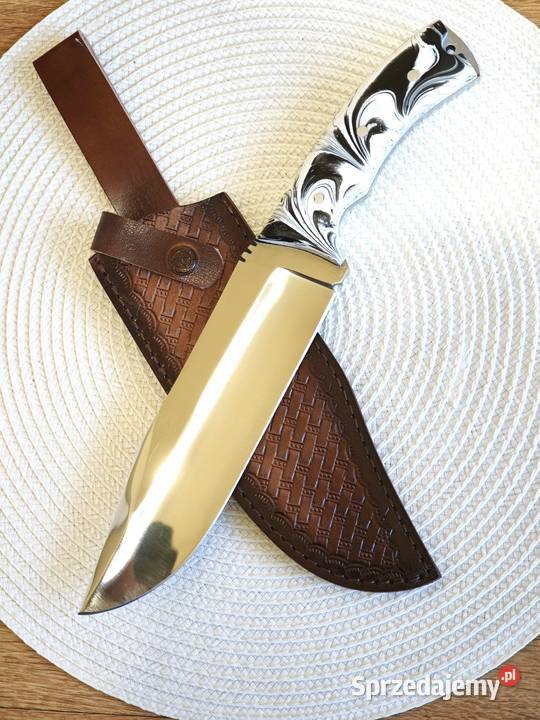 Nóż myśliwski Bowie 66Sandvik 12C2759HRC Busko-Zdrój