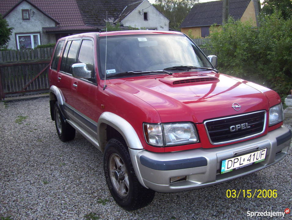 Terenowy Opel MontereyIsuzu Troper 7osobowe centralny zamek Monterey dolnośląskie Chocianów