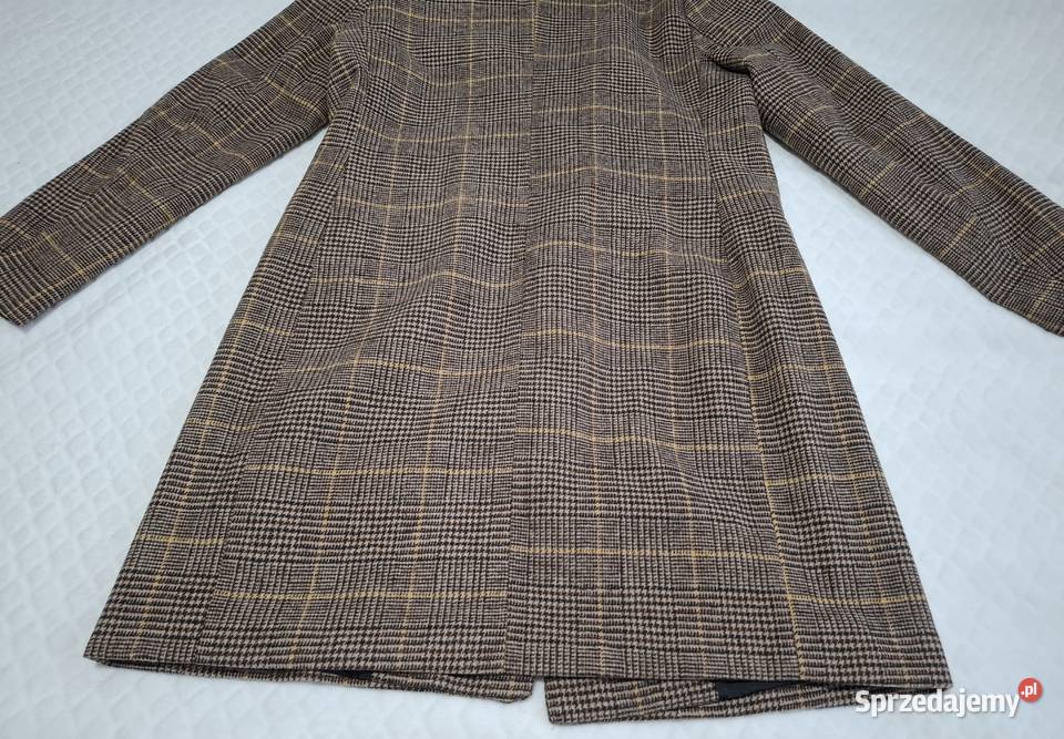 Płaszcz damski długi rękaw brązowy Sinsay XXL 44 Czeladź