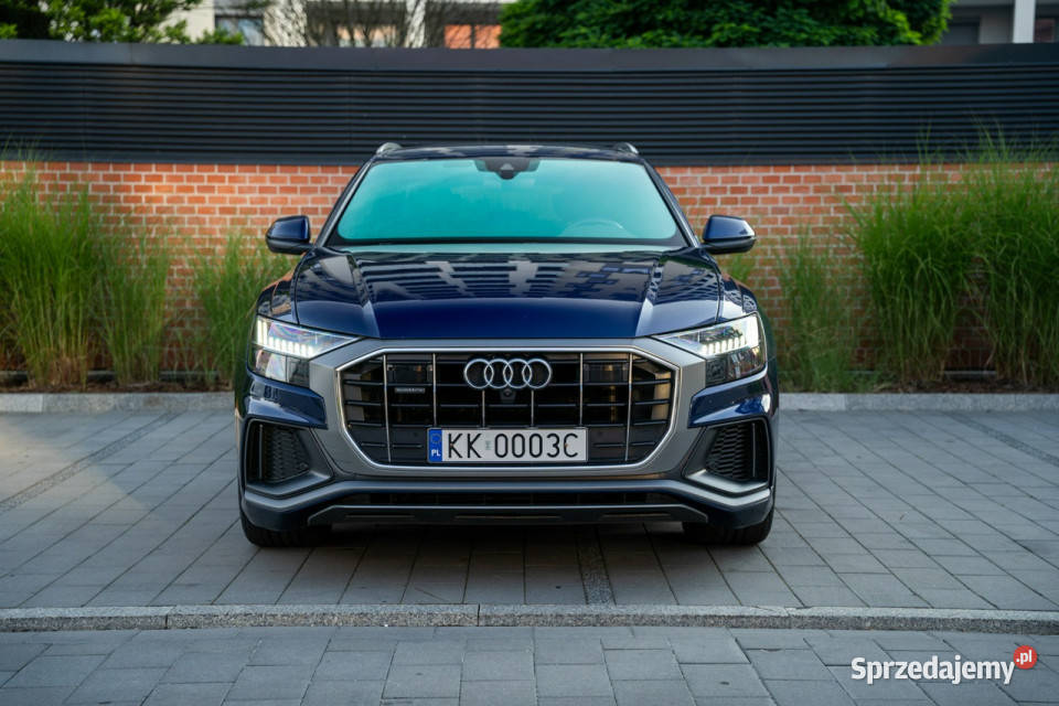 Audi Q8 Matrix Wentylacja foteli Kamery 360 czujnik deszczu Kraków sprzedam