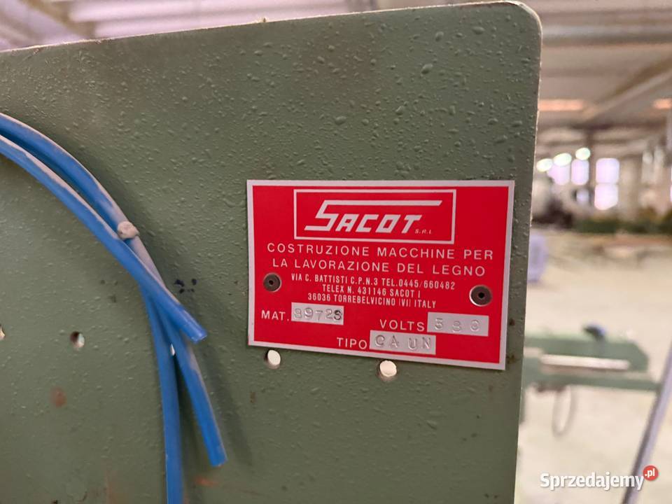 Podajnik do strugarki czterostronnej SACOT