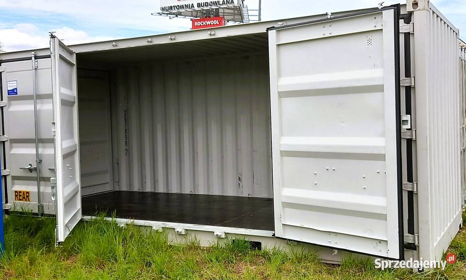 KONTENER MORSKI 20 otwierany bok i szczyt NOWY Pelplin