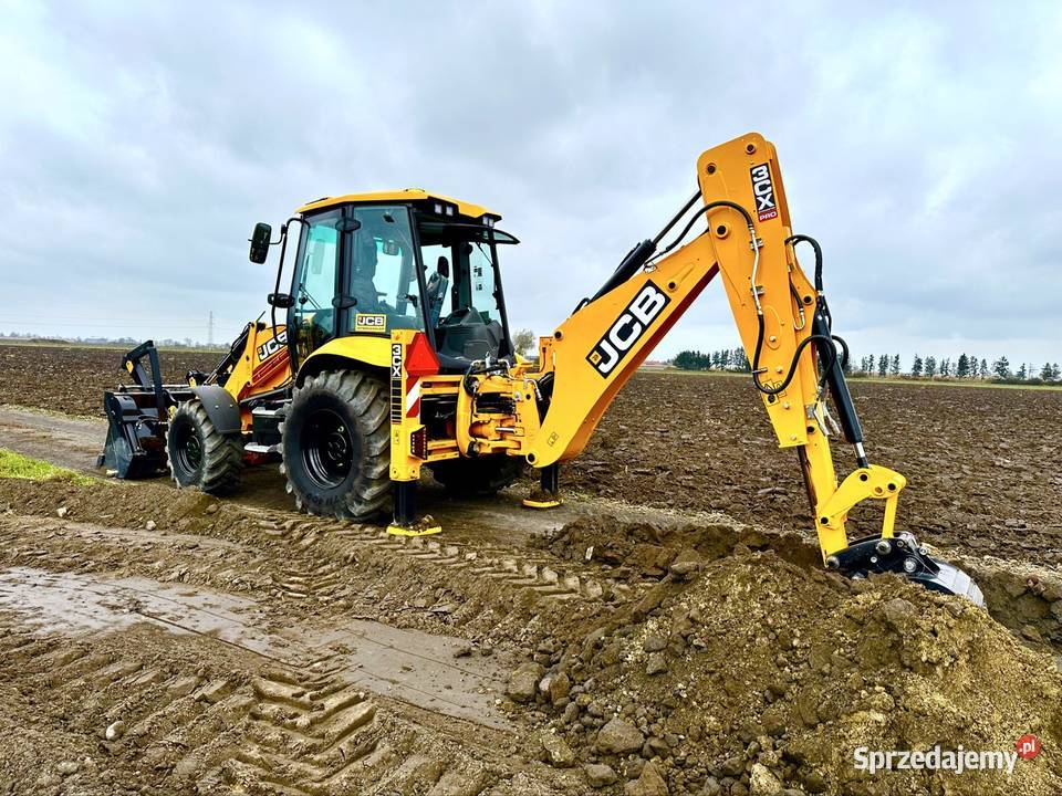Usługi koparką 25tonową JCB 220x z operatorem Łódź