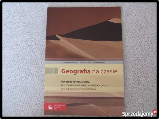 Geografia na czasie PWN zakres podstawowy cz1 Płock sprzedam