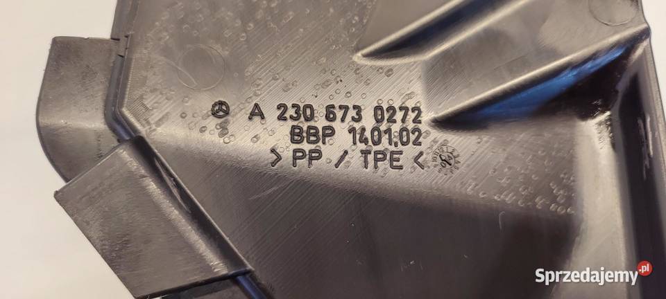MERCEDES SL R230 OSŁONA ZAŚLEPKA BAGAŻNIKA PRAWA