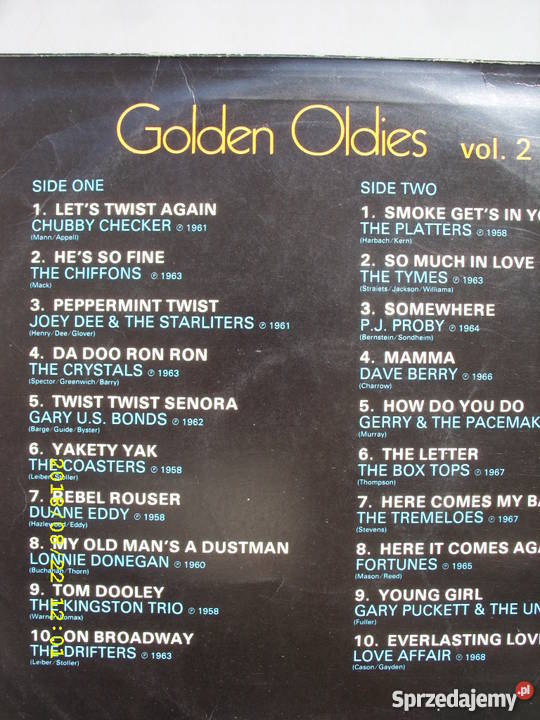 GOLDEN OLDIEST 2 LETS TWIST LP winyl Wołów