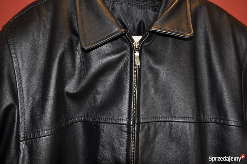 Skórzana kurtka męska na sezon jesień zima dolnośląskie Wrocław