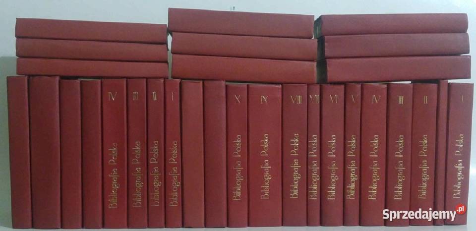 Bibliografia Polska 30 tomów KEstreicher 1977 Sosnowiec