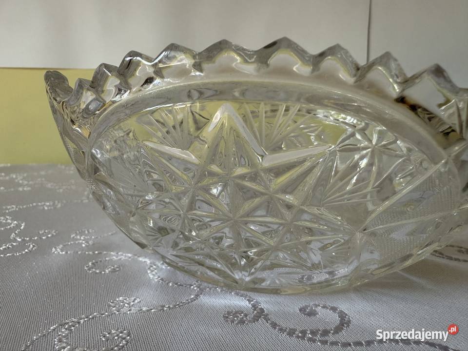 Kryształowa Misa PRL Vintage Klasyka Na Owoce Czerwionka-Leszczyny sprzedam