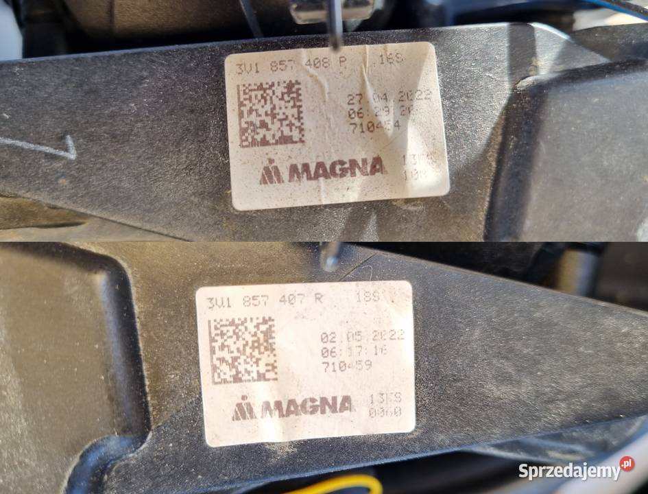 Skoda Superb III 3 lusterko prawe lewe mechanizm Rumia