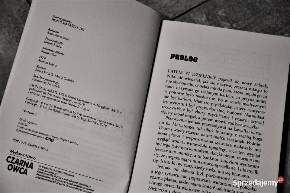 Millenium Ta która musi umrzeć David Lagercrantz miękka śląskie Chorzów