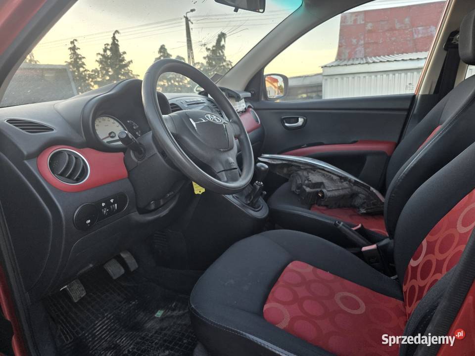Hyundai i10 2009 12 Benzyna części Samochody osobowe mazowieckie Płock