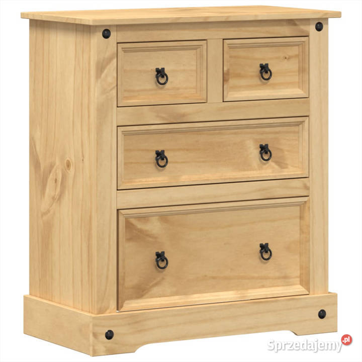 Komoda Corona 80x43x91 lite drewno sosnowe Warszawa