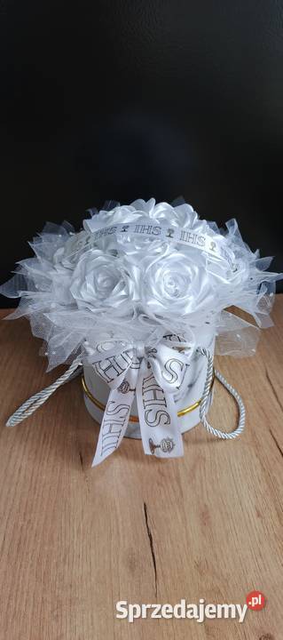 Flower box Prezent na Pierwszą Komunię Świętą Warszawa