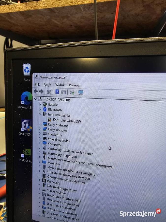 Naprawa laptopa NVIDIA RTX GTX kod 43 wykrzyknik Tuchola