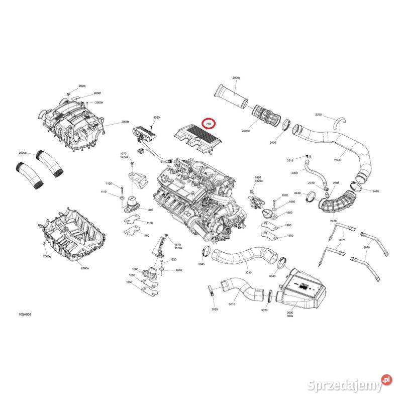 Osłona silnika do skutera wodnego Seadoo BRP Nowy Sącz