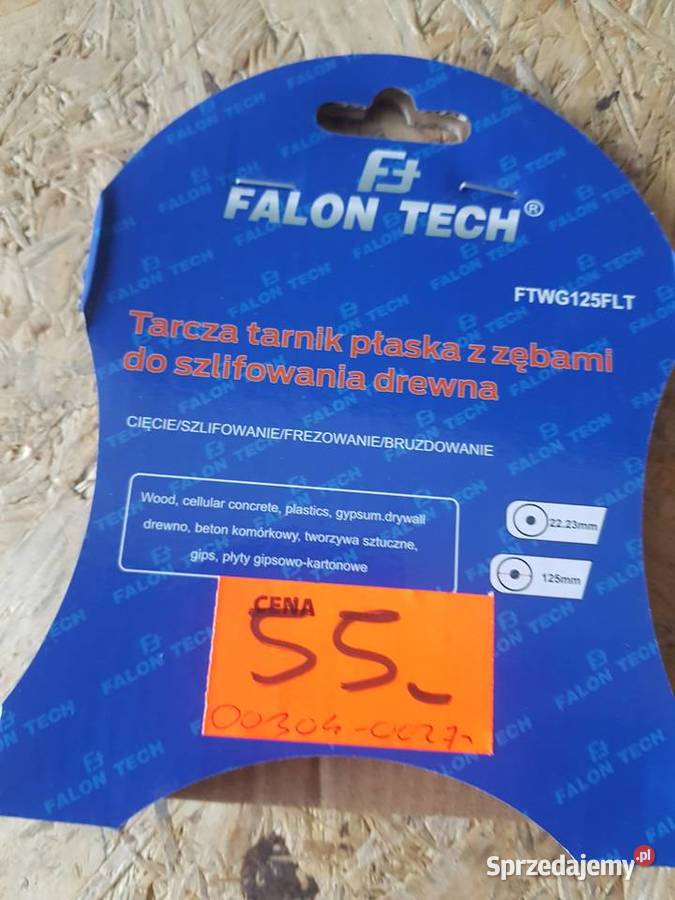 TARCZA DO SZLIFOWANIA DREWNA TARNIK płaska 125 Elektryczne Głogowa