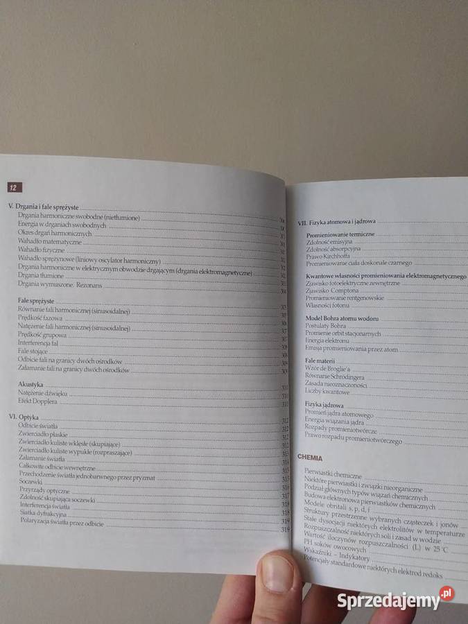 Tablice matematyczne fizyczne chemiczne Kraków