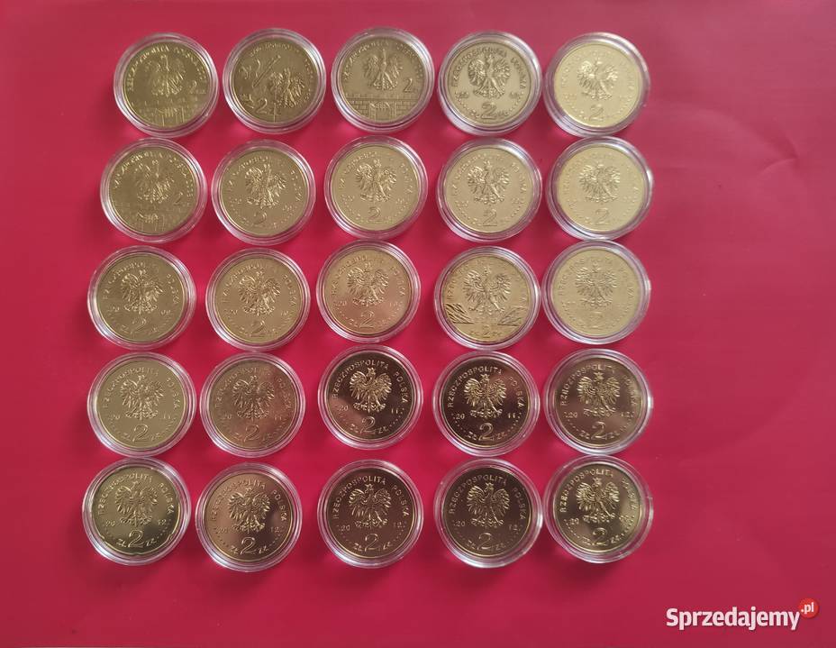 25 monet okolicznościowych 2 każda inna Lębork
