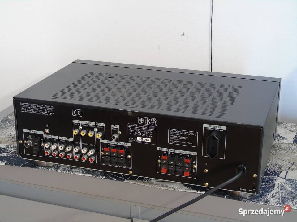 Amplituner Sony STRD665 RDS mocny i sprawny Jasło