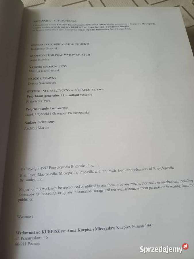 Encyklopedia Britannica komplet 49 tomów Bydgoszcz