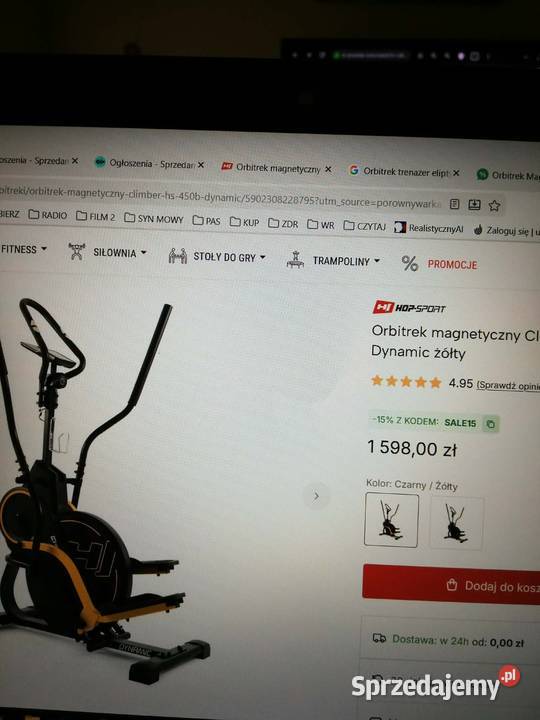 Orbitrek trenażer eliptyczny HS450B Dynamic