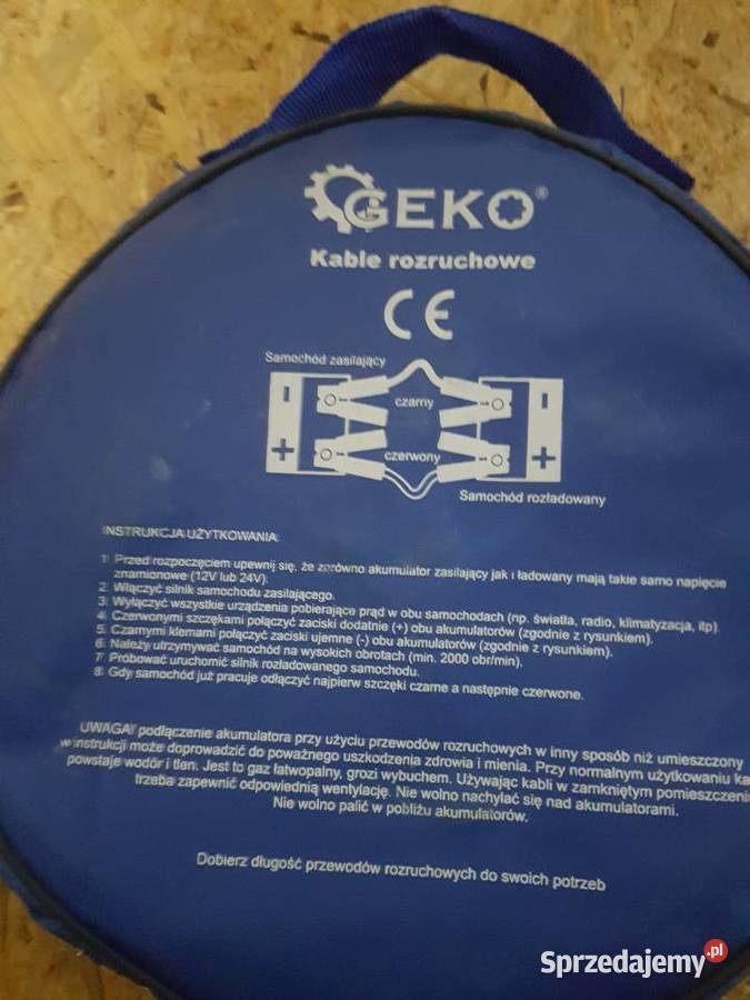 GEKO KABLE ROZRUCHOWE 600A 4M GRUBE Głogowa