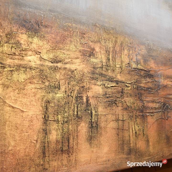 Gold rush 12 nowoczesny obraz abstrakcyjny