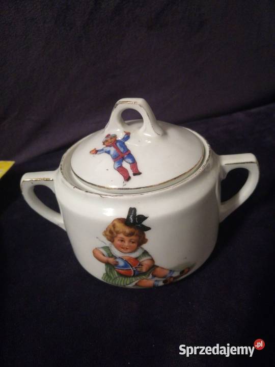 Cukiernica porcelanowa dziecięca dzieci Choszczno