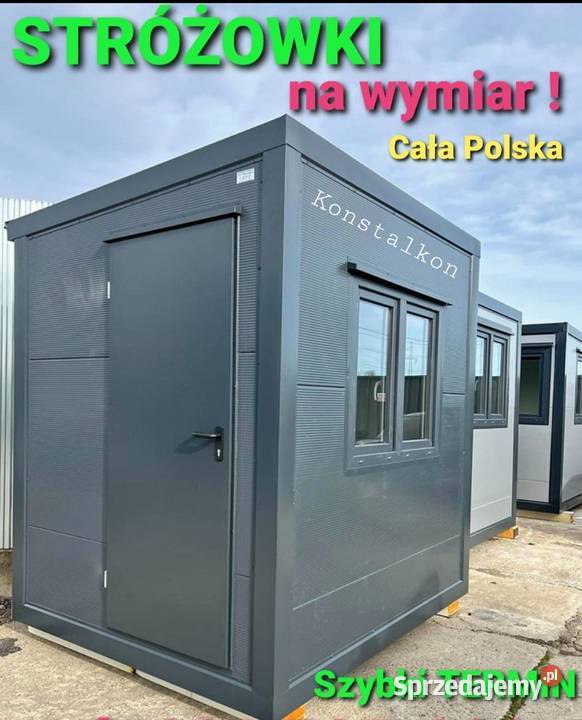 Pawilon Stróżówka Kontener Kraj NA WYMIAR SZYBKI Warszawa