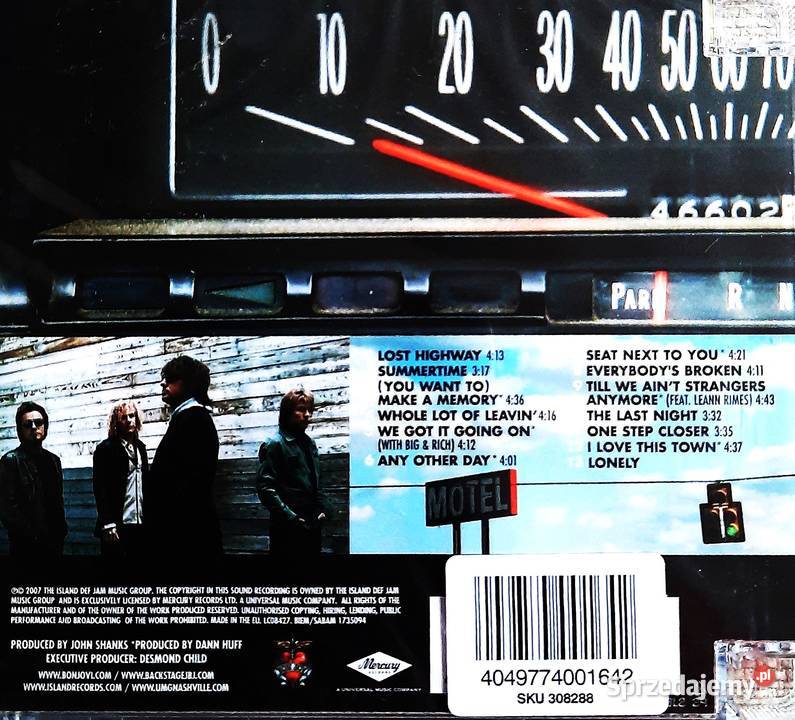 CD Nowa Super Album CD BON JOVI Album Lost