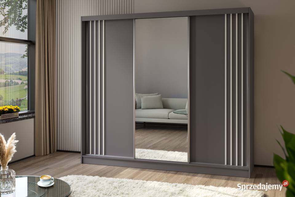 duża szafa sypialniana 240 drzwi przesuwne Sopot sprzedam