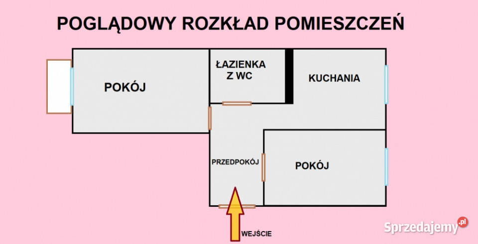 Mieszkanie w Okonku 2 pokoje Okonek