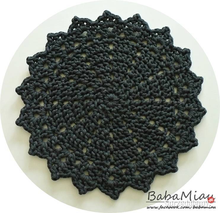 Podkładki pod talerze ażurowe handmade kolory Bydgoszcz