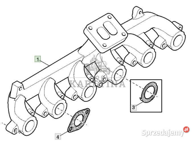 John Deere 6068HLA73 6820 6920 6920S Kolektor