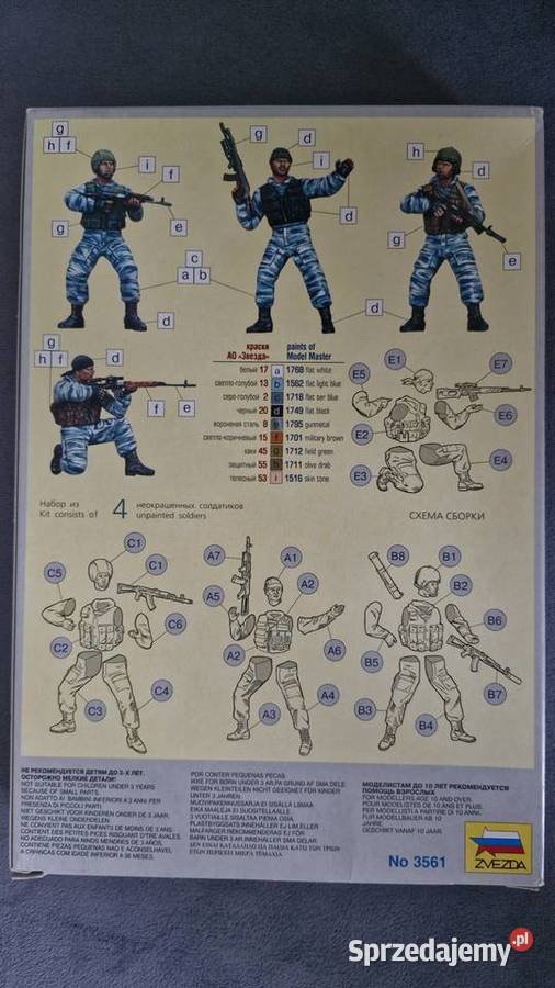 Zvezda 3561 Russian Special Forces Spetsnaz 135 Bielsko-Biała sprzedam