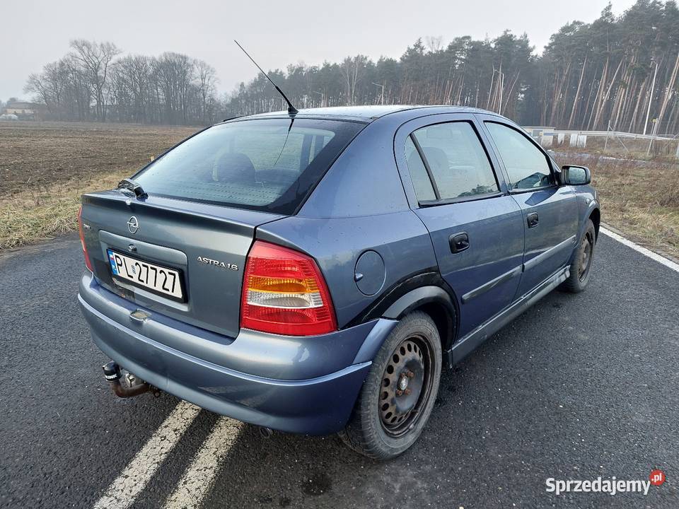 Samochód MAMY Opel Astra 2 16 8v LPG Hak elektryczne szyby wielkopolskie Leszno