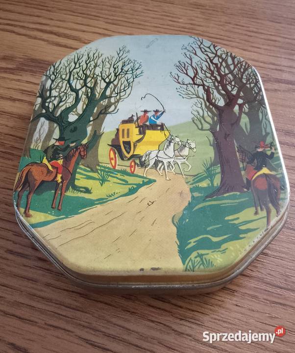 Stare metalowe pudełko Rolimpex Nakło nad Notecią