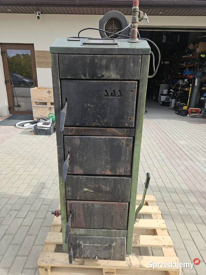 Piec na drewno węgiel paliwo stałe 23KW SAS Rzeszów sprzedam