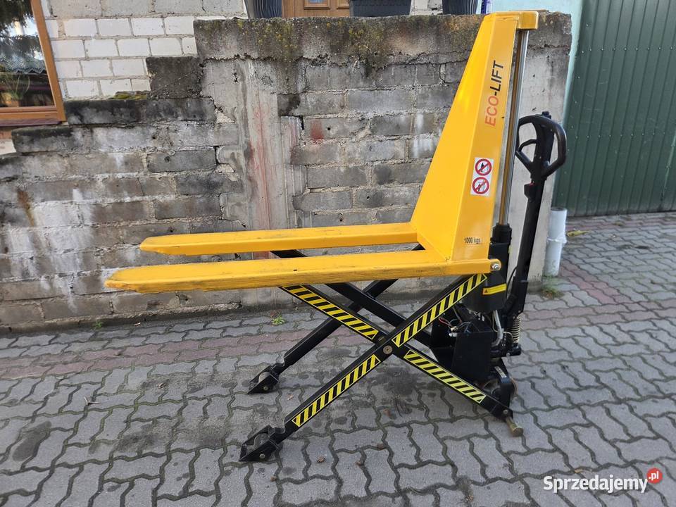Paleciak elektryczny ręczny wózek paletowy Lwówek