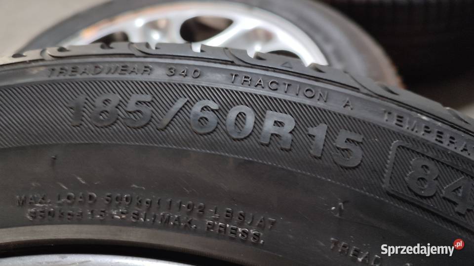 KOŁA 15 4X100 ET 38 OPONY 1518560 KUMHO Wrocław