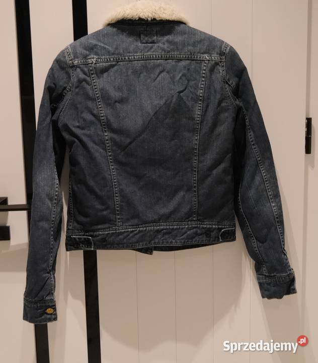LEE świetna kurtka jeans z futerkiem 36 S Lee Kurtki i płaszcze Wrocław