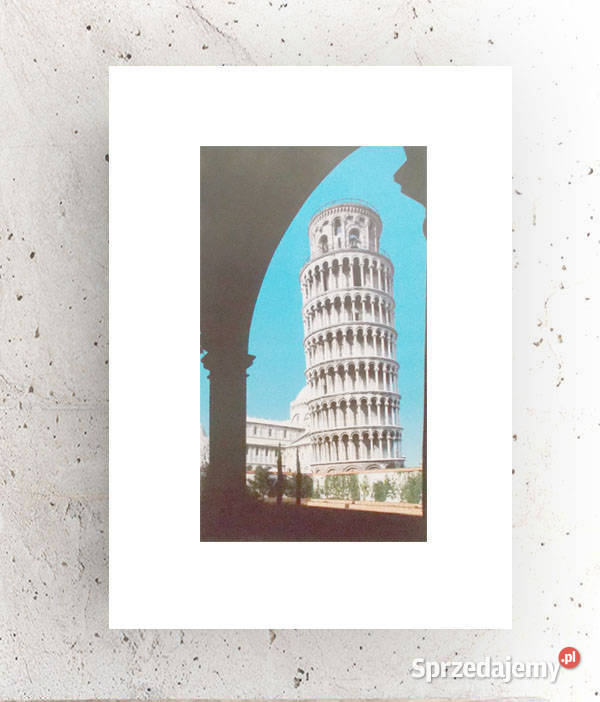 krzywa wieża w Pizie plakat A4 Piza plakat 21x30 Plakaty Bydgoszcz