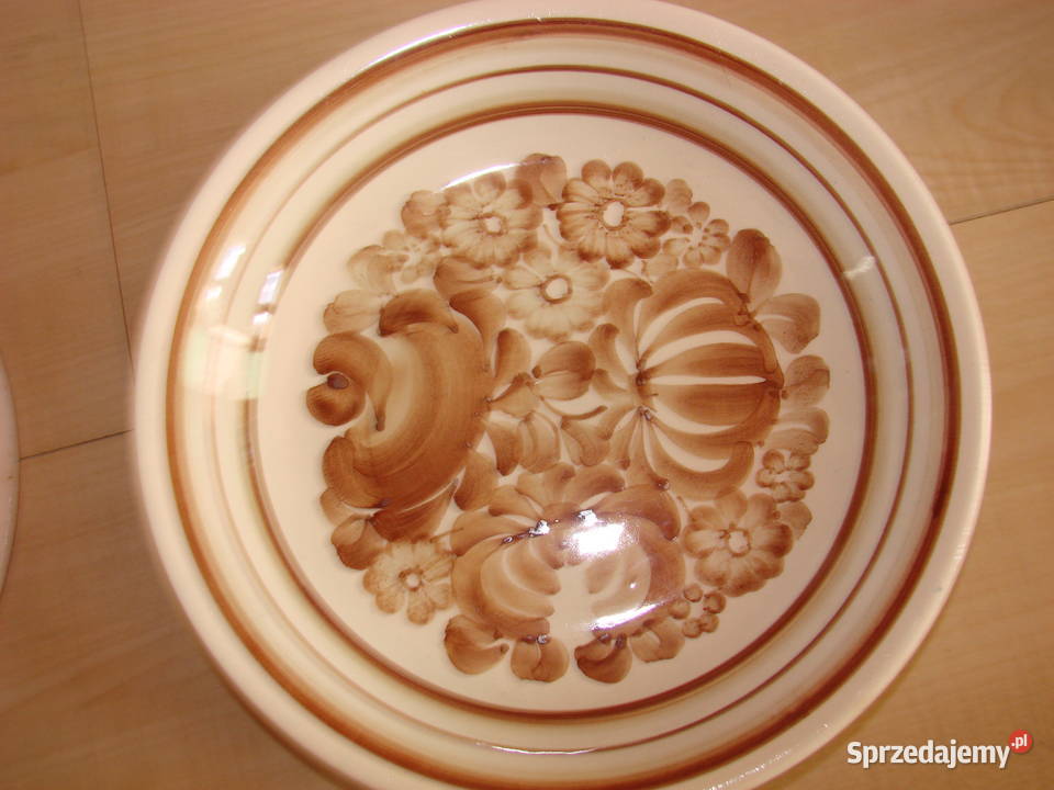 Włocławek fajansowy talerz 24 pomorskie