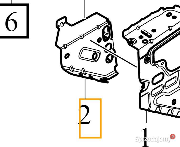 VOLVO S90 V90 II wspornik lewej podluznicy Bielany Wrocławskie