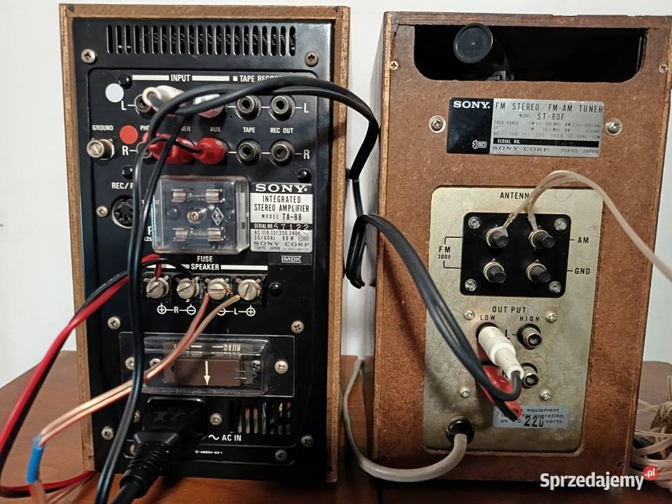 Zestaw Vintage SONY WHARFEDALE pomorskie