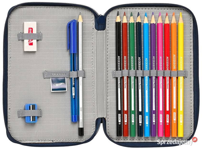 Piórnik Hot Wheels z Wyposażeniem 2 Komory Mogilany sprzedam