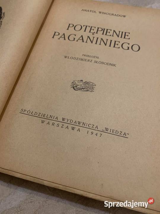 Potępienie Poganiniego Anatol Winogradow książka Jasło
